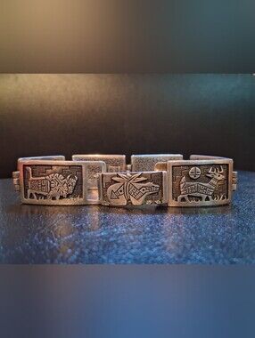 Roderick Tenorio Kewa Pueblo Storyteller Bracelet | CP Relios Collection